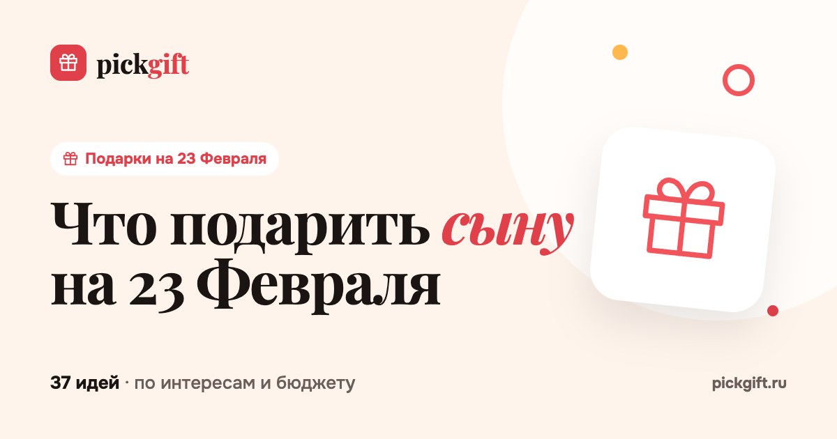Что подарить сыну на 23 Февраля